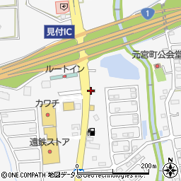 磐田警察署見付交番周辺の地図