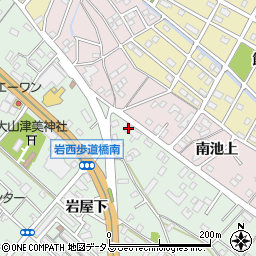 愛知県豊橋市岩屋町岩屋下27-3周辺の地図