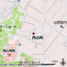 静岡県浜松市中央区西山町717周辺の地図