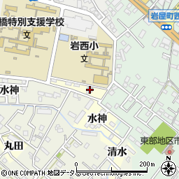 愛知県豊橋市高師町北原4周辺の地図