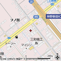 愛知県豊橋市神野新田町ヲノ割41周辺の地図