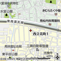 水堂鳥林公園周辺の地図