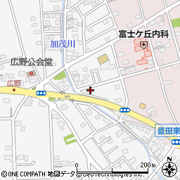 静岡県磐田市富丘171-9周辺の地図