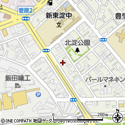 豊里松茂マンション周辺の地図