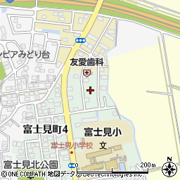 静岡県磐田市富士見町4丁目11周辺の地図