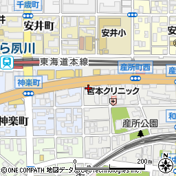 くら寿司さくら夙川店周辺の地図