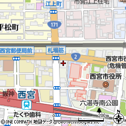 株式会社三井住友銀行　西宮法人営業部周辺の地図
