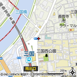 ＪＯＹＦＩＴ２４　阪急三国駅前店周辺の地図