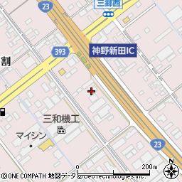 愛知県豊橋市神野新田町ワノ割53周辺の地図