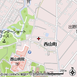 静岡県浜松市中央区西山町714周辺の地図