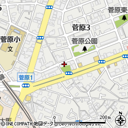 あとりえ　菅原店周辺の地図