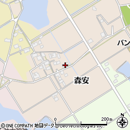 兵庫県加古郡稲美町森安204-2周辺の地図