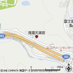 清瀧天満宮周辺の地図