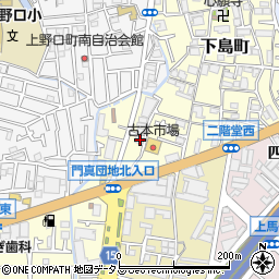 大阪府門真市下島町21-20周辺の地図