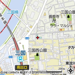 ルームカフェ 新大阪店周辺の地図