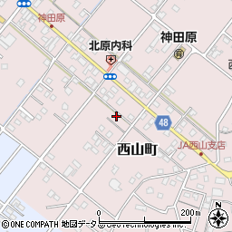 静岡県浜松市中央区西山町2356周辺の地図