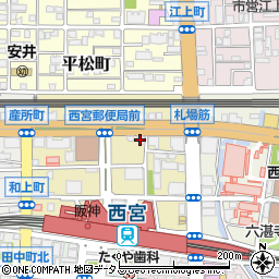 ダイドーメゾン阪神西宮周辺の地図
