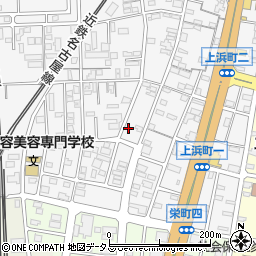 〒514-0008 三重県津市上浜町の地図