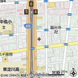 ＮＫＫスイッチズ株式会社　大阪営業所周辺の地図