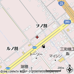 愛知県豊橋市神野新田町ヲノ割19周辺の地図