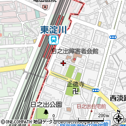 新大阪タクシー事業局周辺の地図