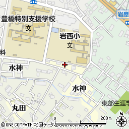 愛知県豊橋市高師町北原3周辺の地図