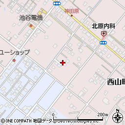 静岡県浜松市中央区西山町2425周辺の地図