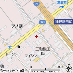 愛知県豊橋市神野新田町ヲノ割44周辺の地図