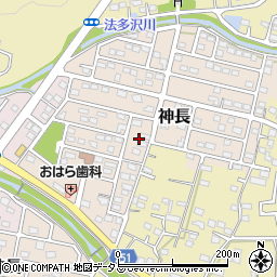 静岡県袋井市神長22周辺の地図