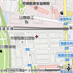 武庫ハイマＢ棟周辺の地図
