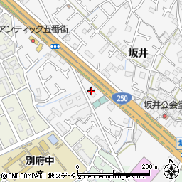 兵庫県加古川市野口町坂井64周辺の地図