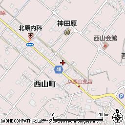 静岡県浜松市中央区西山町2231周辺の地図
