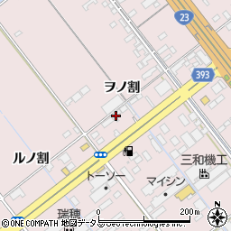愛知県豊橋市神野新田町ヲノ割22周辺の地図