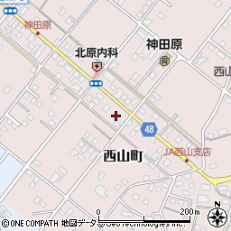 静岡県浜松市中央区西山町2255周辺の地図