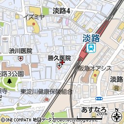 アトリエ・ドールジョゼット　阪急淡路店周辺の地図