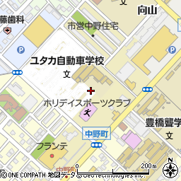 愛知県豊橋市中野町（平北）周辺の地図