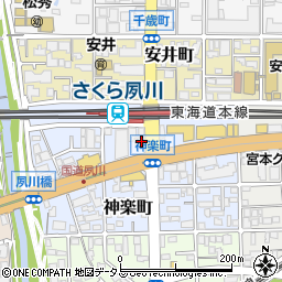 さくら夙川駅前薬局周辺の地図