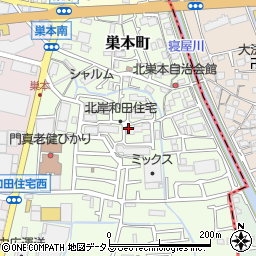 門真北岸和田住宅周辺の地図