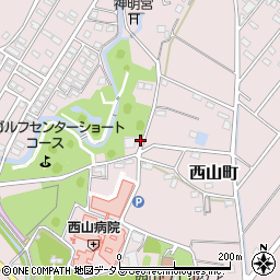 静岡県浜松市中央区西山町704周辺の地図