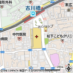 イオン薬局古川橋駅前店周辺の地図
