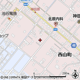 静岡県浜松市中央区西山町2375周辺の地図