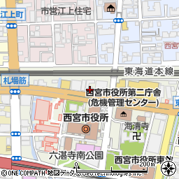 株式会社産経新聞社　阪神支局周辺の地図