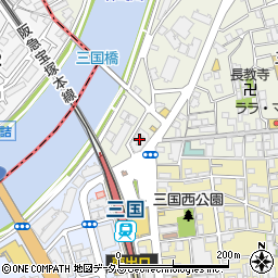 ASSIST 阪急三国駅前店周辺の地図