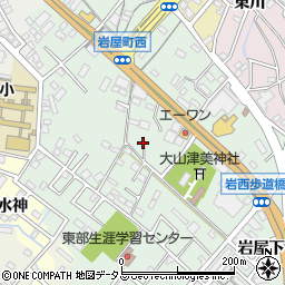 愛知県豊橋市岩屋町岩屋下85-26周辺の地図