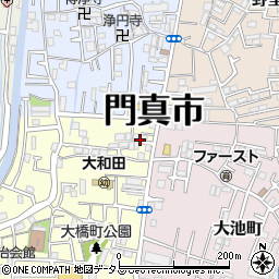 大阪府門真市大橋町3周辺の地図