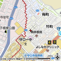 大阪府守口市梅町6-13周辺の地図