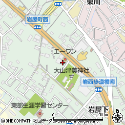 愛知県豊橋市岩屋町岩屋下85-3周辺の地図