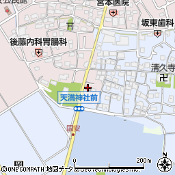 稲美天満郵便局 ＡＴＭ周辺の地図