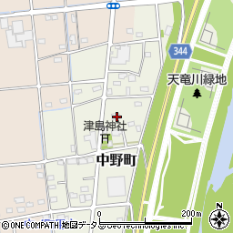 静岡県浜松市中央区中野町3079周辺の地図