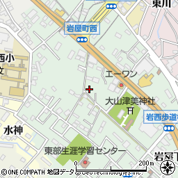 愛知県豊橋市岩屋町岩屋下85-24周辺の地図